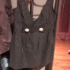 Cute deep v neck mini dress